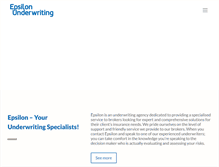 Tablet Screenshot of epsiloninsurance.com